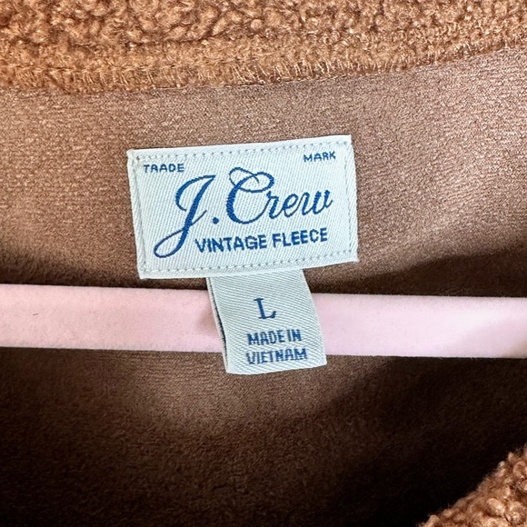 JCREW Vintage Fleece Cozy Brown Sweater - Picture 3 of 3